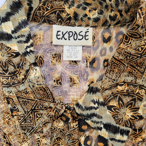 Animal print blouse - Picture 4 of 6